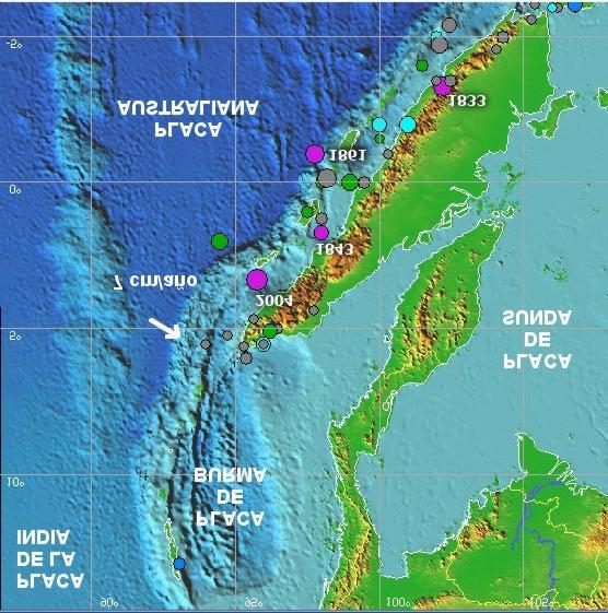 Datos del sismo Diciembre 26 de 2004, 07:58 h Indonesia Magnitud Mw 9.0 Profundidad: 10 km.