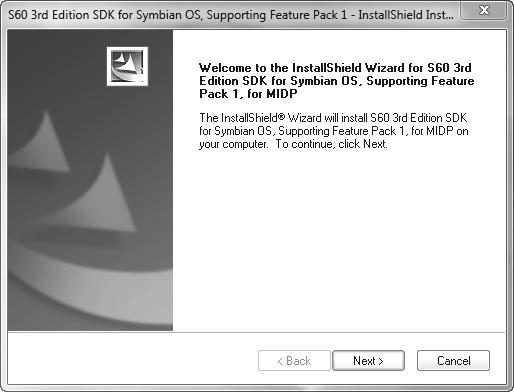 Desarrollo de Software con NetBeans 7.1 405 Una vez descargado proceda a abrir el archivo. En éste se encuentra el archivo S60_3rd Ed_ MIDP_SDK_FP1_InstallationGuide_1.01.