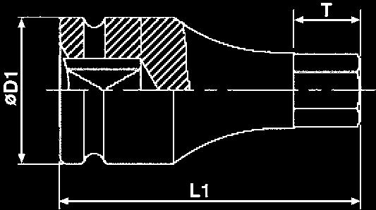 0 mm 44.0 mm 90.0 mm 27 114891104 46 mm 66.0 mm 44.0 mm 90.0 mm 36 Vasos de impacto 3/4 Vasos de impacto 3/4 Hexagonales 3/4 serie regular, métrico, cromo molybdeno. Código Tamaño L1 D1 T P.