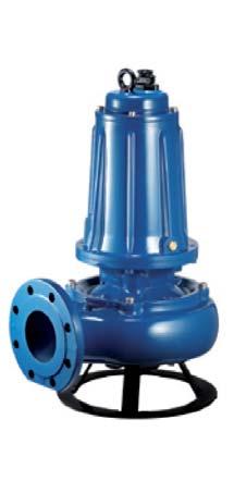 Bombas sumergibles Aguas cargadas DRV Vortex Bombas sumergibles en fundición con turbina Vortex para achique de aguas cargadas con sólidos en suspensión de origen civil, industrial o animal.