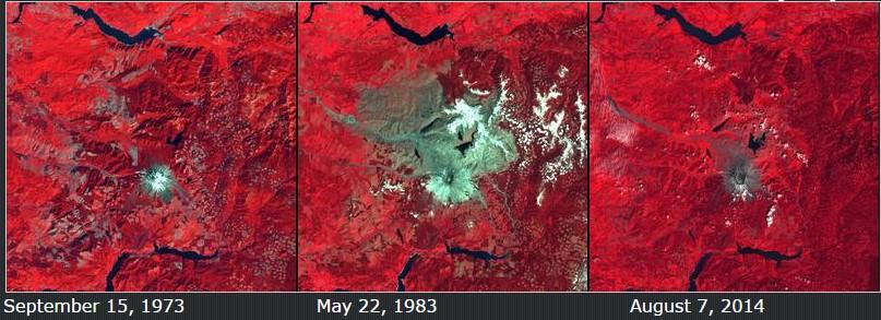ANEXO A continuación se adjuntan imágenes de la serie de satélites Landsat, las cuales consideramos interesantes y representativas de la importancia de la información brindada por éste programa para
