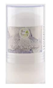 ) Desodorante El mineral de alumbre ha sido utilizado como