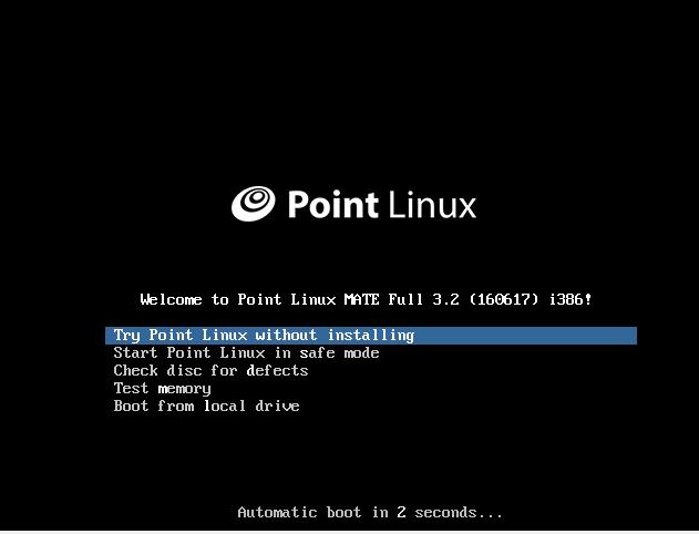 La computadora en donde vamos a instalar Point Linux debe contar con conexión a Internet.