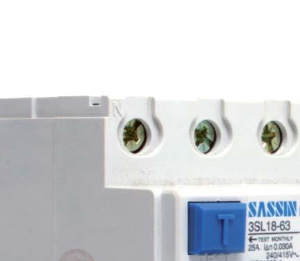 Interruptores diferenciales 3SL18 La gama de interruptores diferenciales 3SL18 está