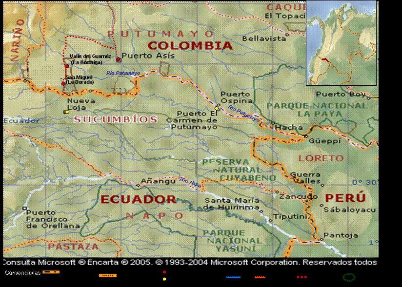 5. De la triple frontera putumayense colombo-peruana-ecuatoriana al