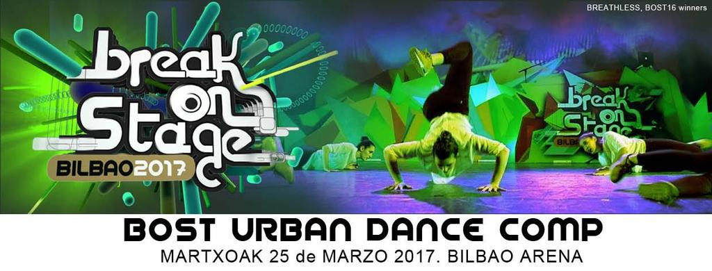 URBAN DANCE MASTER: house, new style, hiphop, popping, locking, vogue, funky, dance hall... Grupos de danza urbana competirán en Bilbao Arena ante un jurado internacional.