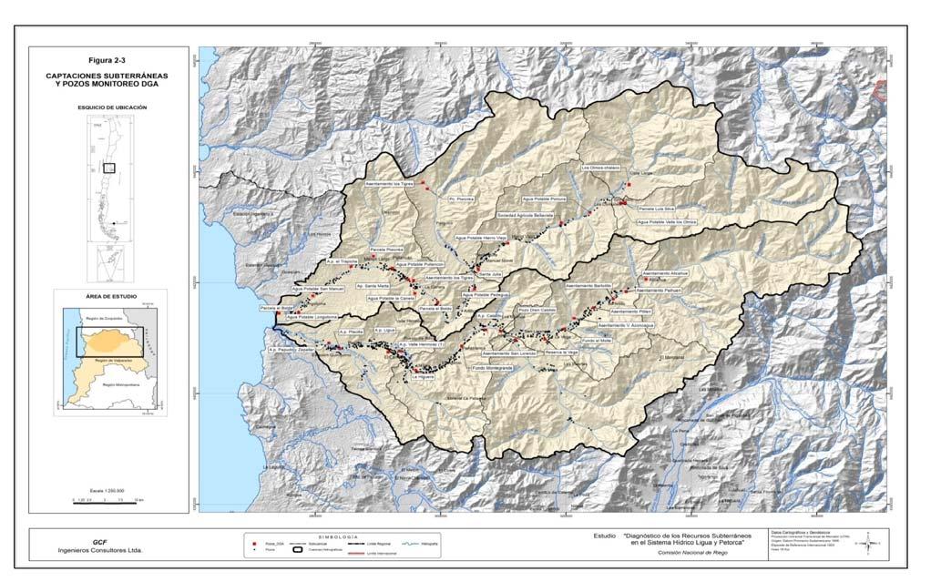 LIGUA PETORCA CATASTRO POZOS Y EXISTENCIA DE NO REGULARES Catastro Cuenca Sector Nº Superficies catastradas al 09/10/10a Capt.