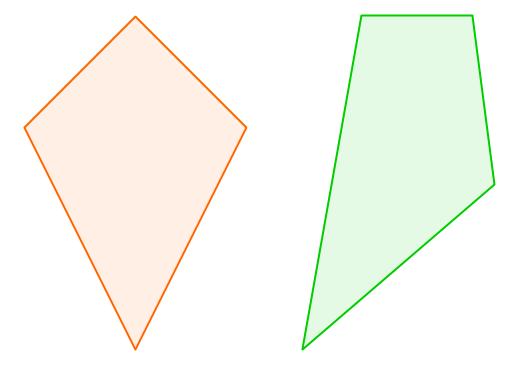 lados no paralelos perpendiculares a las bases.