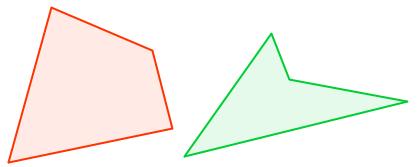Ejercicios 2 Resolver los siguientes ejercicios. 1. Cuánto mide cada ángulo interior de un tetradecágono regular? 2. Si el ángulo interior de un polígono regular mide 135, cuántos lados tiene el polígono?