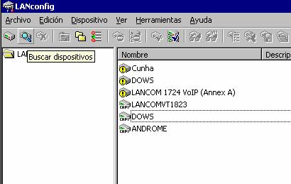 1 Conexión al router El router Lancom dispone tanto de un software de configuración (Lanconfig) como de uno de monitorización (Lanmonitor) disponibles en la página web de Lancom: http://www.