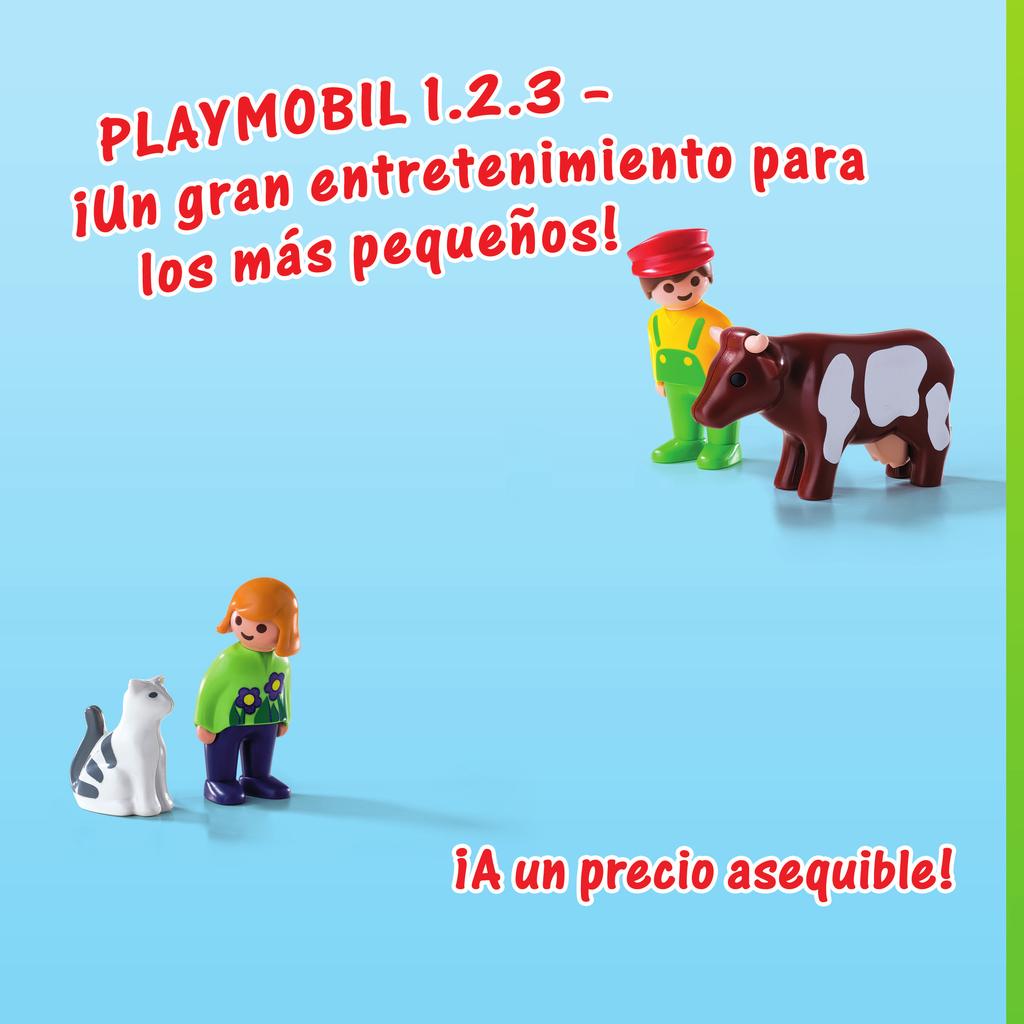 PLAYMOBIL 1.2.3 es un juego de entretenimiento adecuado para la edad de sus hijos/as que hará que desarrollen sus capacidades emocionales.