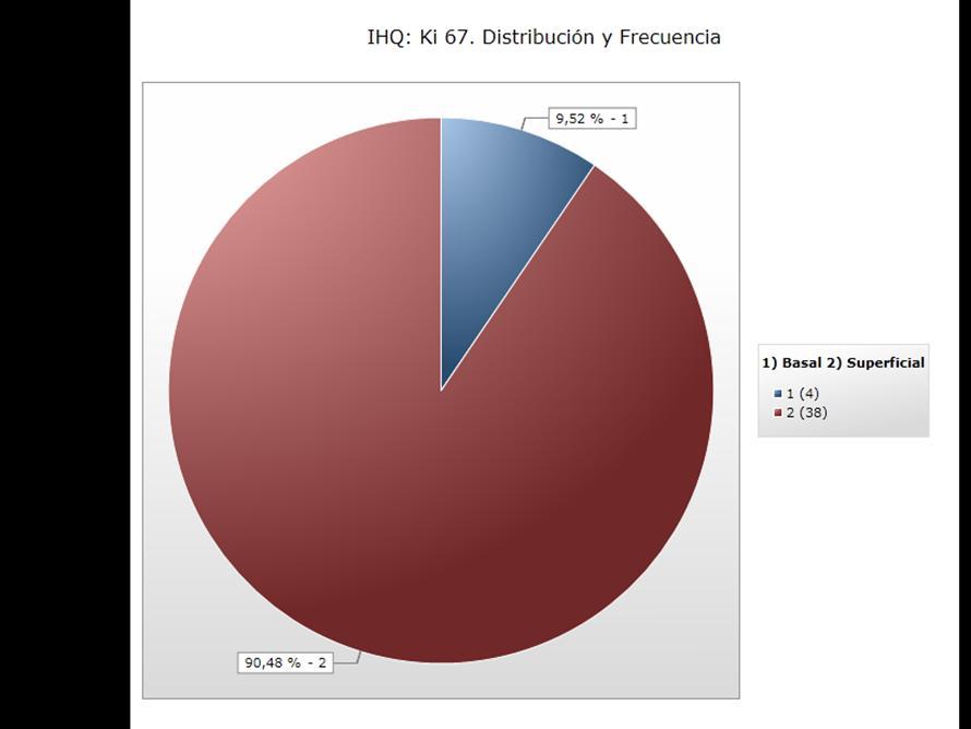 Resultados de IHQ: Ki67 Diagnóstico