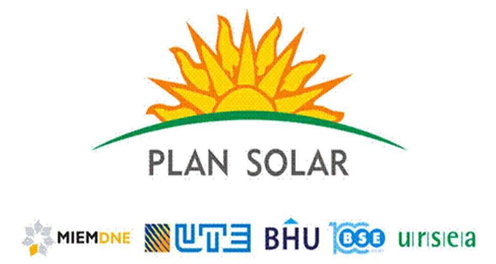 1. El Rol de la URSEA -Energía solar SOLAR TÉRMICA DE PEQUEÑA ESCALA: EL PLAN SOLAR Objetivo: promocionar y financiar la compra de calentadores solares para calentar agua, a nivel familiar Gana Gana