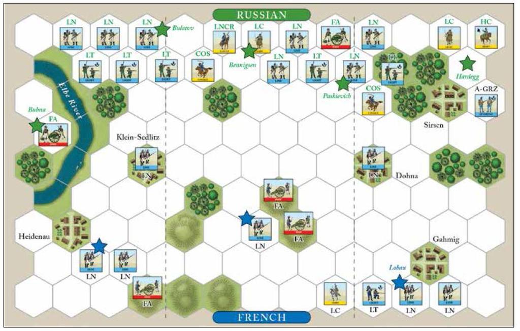sólo después de encarnizados combates. Los franceses de Morand se retiraron de Wartenburg para evitar ser rodeados, terminando la batalla.