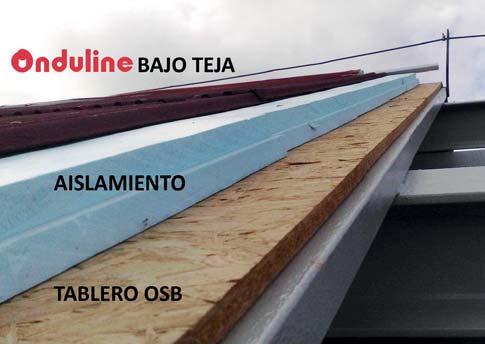 Los tableros OSB de ONDULINE son idóneos para la rehabilitación de cubiertas inclinadas gracias a su ligereza, buena estabilidad
