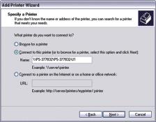 4. Añadir la impresora de red a su PC Nota: Para conocer las instrucciones sobre impresión TCP/IP, consulte la guía