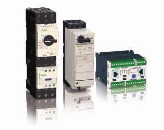 Protección y control de potencia TeSys Proteja sus máquinas e instalaciones con TeSys - una amplia gama de contactores, interruptores, arrancadores, arrancadores de motor y los componentes de control
