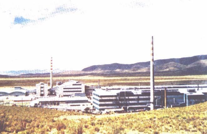 Durante la segunda mitad del siglo XX, fue posible encarar la instalación de plantas pirometalúrgicas como el Complejo Metalúrgico de Vinto en Oruro (1970), para minerales de Sn Sb, y