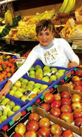 Frutas Pera Ventas por variedades. Porcentajes sobre total anual.