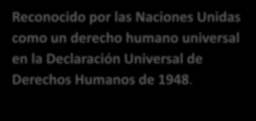 Universal de Derechos Humanos de 1948. Art.