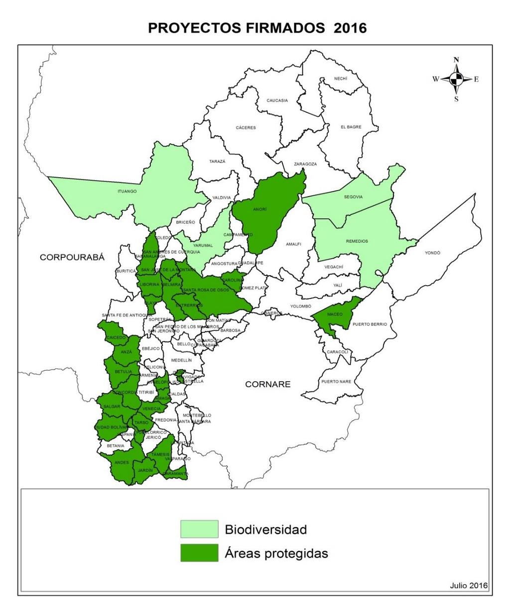 Protección de ecosistemas estratégicos 32 Municipios con