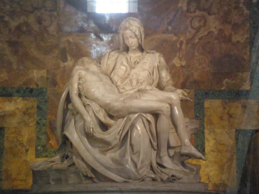 Baldaquino (Bernini), Catedral de San Pedro, Vaticano La Piedad de Miguel Angel Piedad de