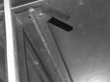 Palas perfiladas en chapa de acero galvanizado de 0,8 mm de espesor.