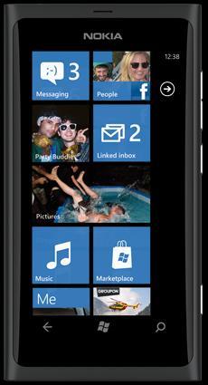 Oferta Terminales Diciembre Nokia Lumia 800 El Nokia Lumia 800 es el primer Windows Phone que lanza Nokia. Su cuerpo de una pieza fabricado en policarbonato, con grosor contenido de 12.