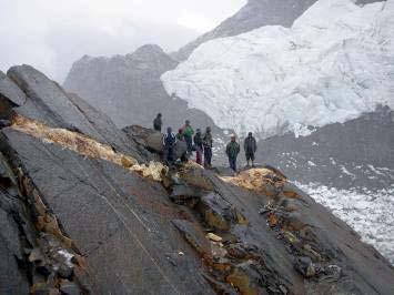 de laderas debido al derretimiento del permafrost Avalanchas,