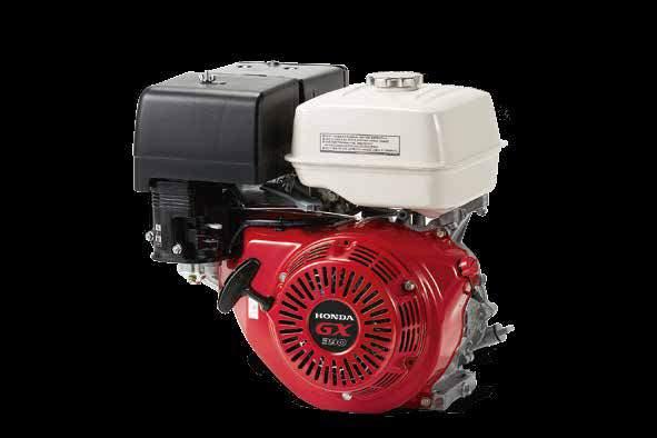MOTORES ESTACIONARIOS Motor: monocilíndrico, OHV, 4 tiempos, refrigerado por aire de 270 cc. Potencia neta: 8.4 HP (6.3 Kw) a 3600 rpm. Potencia neta uso continuo: 6.8 HP (5.1 Kw) a 3600 rpm.