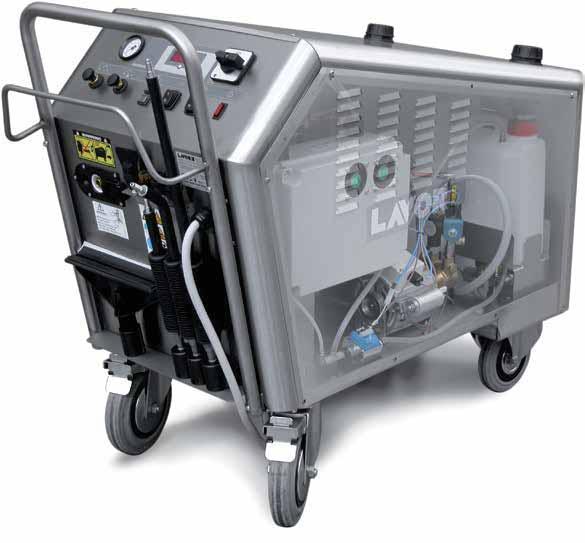 Generadores de vapor Con GV es posible desengrasar a fondo y desinfectar cualquier objeto o superficie de modo fácil, ecológico y definitivo.