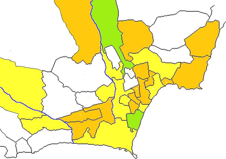 Oferta Total por Distrito 2012 y 2013 Los distritos de San Miguel y Ate lideran la oferta de viviendas en Lima aunque con precios más accesibles, mientras los distritos como San Isidro y San Borja