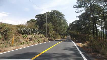 de la carretera Donato Guerra a San Juan Xoconusco-Chirimoyo-Capulín.