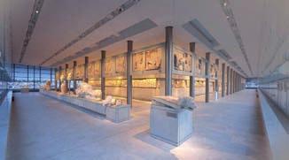 Museo de la Acrópolis TERCERA PLANTA Está dedicada exclusivamente al Partenón y, desde el lado norte del edificio, se puede contemplar la Acrópolis y el lado sur del Partenón.
