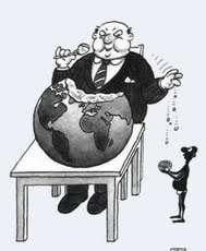 Datos vergonzosos El 20% de la población mundial posee el 90% de las riquezas.