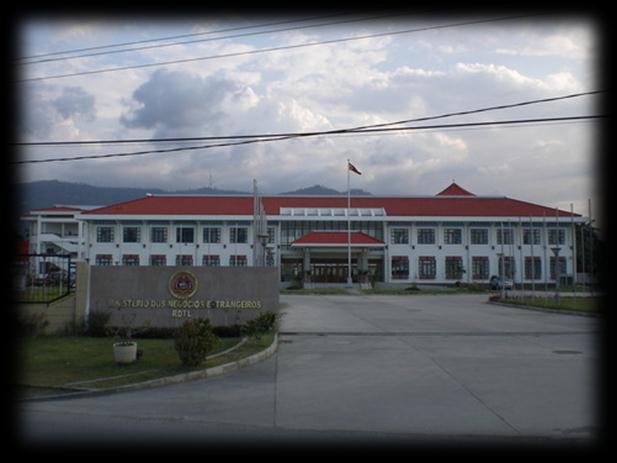 timorense Agosto de 2010, firmaron un contrato en el que China financiaría la nueva oficina general para el ejército timorense Timor busca el contrapeso a su