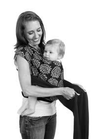 2 Uso del transportador para un bebé mayor: Posición mirando hacia dentro * IMPORTANTE!