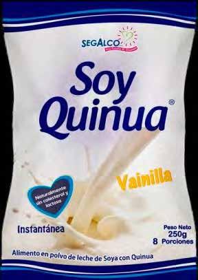 Alimento Libre de Gluten - Con el balance preciso entre Quinua y Soya -