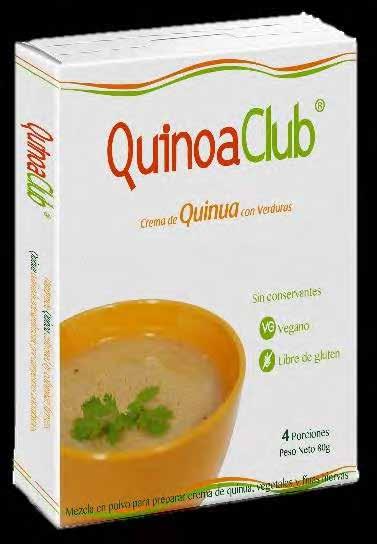 Crema de Quinua Prepárala en 5 minutos CREMA DE QUINOA CON VEGETALES Deliciosa Crema con quinua, Vegetales y Especias Para 4 porciones de 200ml Mezcla en Polvo para Preparar Crema de Quinua con