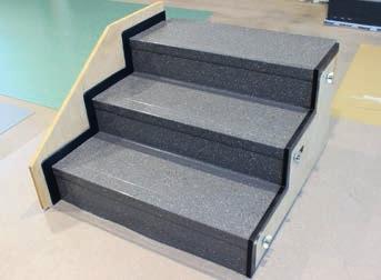 Recomendaciones de instalación Soluciones para escaleras nora Los sustratos adecuados son escaleras de madera, piedra, cemento (empastado), metal y otros sustratos duros y sólidos.