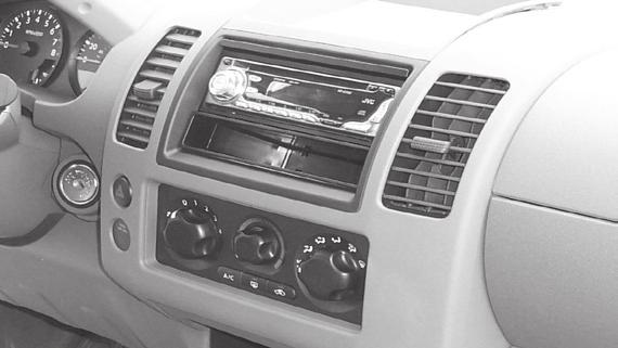 Installation instructions for part 99-7581 Nissan 2005-2013 / Suzuki 2009 99-7581 KIT FEATURES DIN radio provision with pocket ISO DIN radio provision