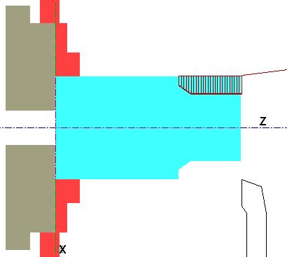 G82 : Escairament de trams rectes i Obliquus. Es defineixen solament els trams rectes verticals i els obliquus. Els trams horitzontals no cal.