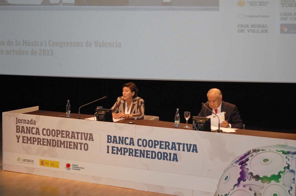 Marta de Castro Aparicio, secretaria general de la Unacc, durante su intervención