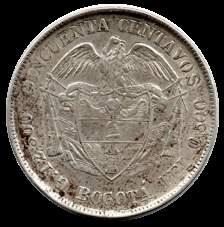50 Centavos. 1887.