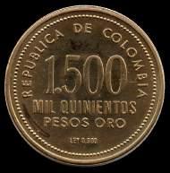500 Pesos. 1973. XF.