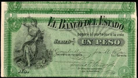 000 219 220 (70%) 220. Banco del Estado. 1 Peso. 1.10.1900.