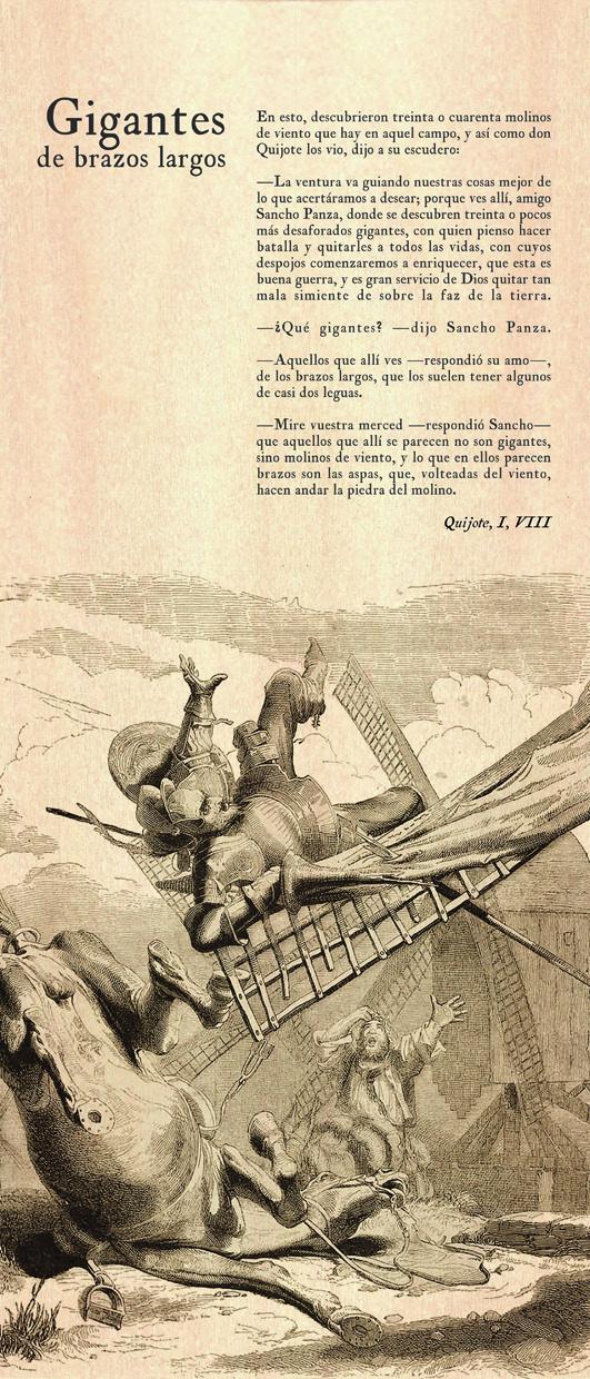 Viaje a la visión cientíﬁca y tecnológica del siglo XVII a través del Quijote 210 cm