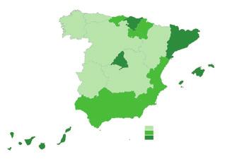 En cuanto al grado de ocupación, el litoral andaluz ha cerrado el 21 con una tasa del 49,3%, un ligero aumento de,3 puntos si la comparamos con la registrada en el año anterior, observándose un