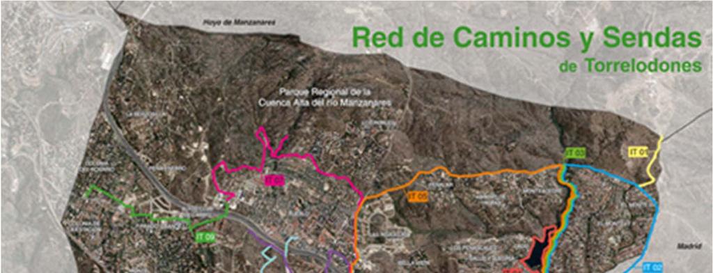 Creación de una red de sendas y caminos por el medio natural de Torrelodones Se ha
