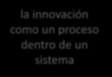 Innovación como proceso de cambio la innovación